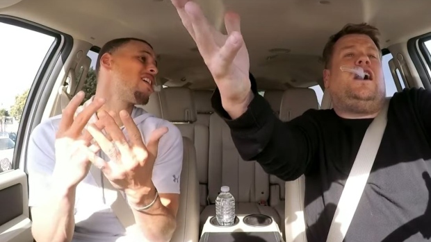 Steph Curry, James Corden