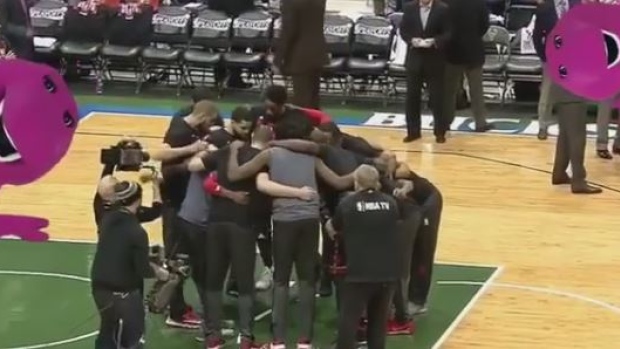 The Milwuakee Bucks trolled the Raptors for the second straight game with the Barney theme song.
