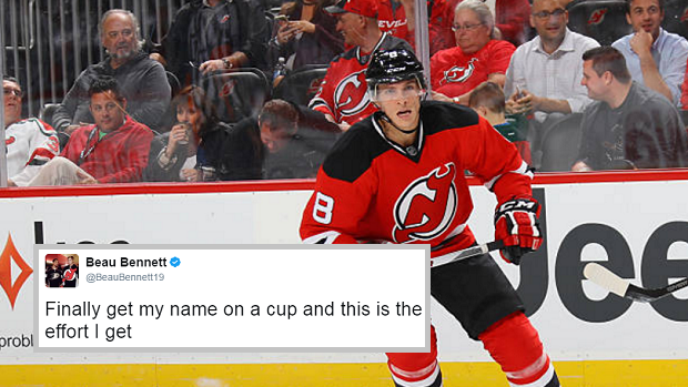 disloyalty Invoice Pounding Beau Bennett finally found the easiest way to get his name on a cup -  Article - Bardown