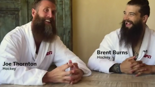 Wanna see Joe Thornton's beard disappear? - ESPN Video