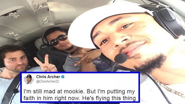 Mookie Betts and Chris Archer