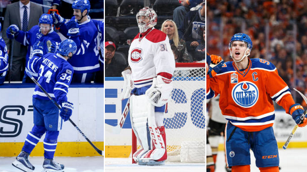 Leafs, Canadiens & Oilers