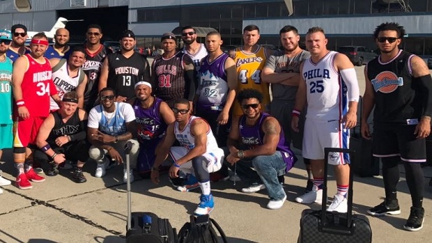 LA Angels players showed up to their flight rocking their favourite NBA  jerseys - Article - Bardown