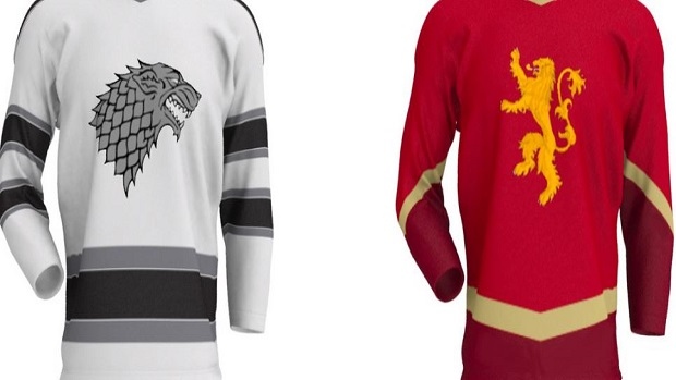 20 awesome Game of Thrones inspired hockey jerseys we wish were ...