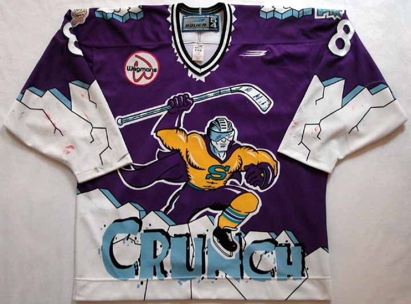 These Syracuse Crunch jerseys are super 