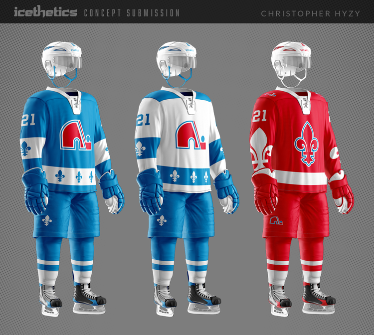 Quebec Nordiques jerseys 