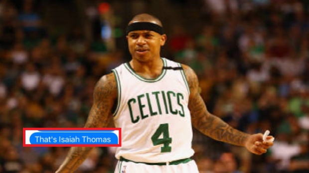 Isaiah Thomas during Game 2 of the 2017 Eastern Conference Final.