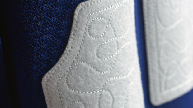 Chris Creamer  SportsLogos.Net on X: Close-up of the vintage  single-needle style stitching and felt used for the Maple Leafs new  #ReverseRetro jersey crest. #NHL #LeafsForever    / X