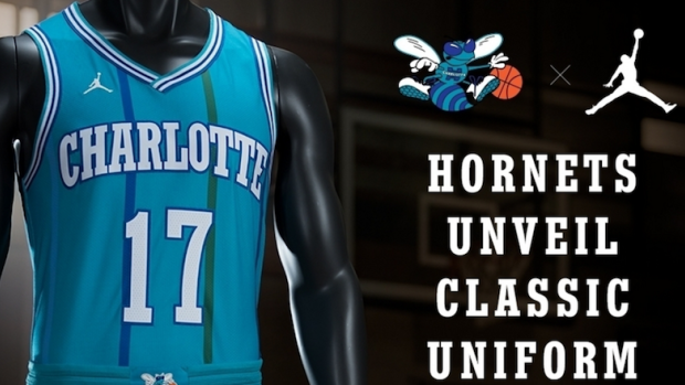Charlotte Hornets throwback uniform