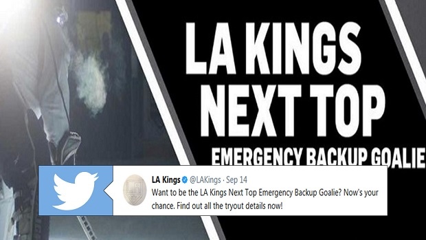 Los Angeles Kings emergency backup goalie