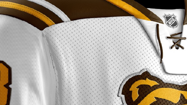 A concept unique jersey concept for the Boston Bruins.