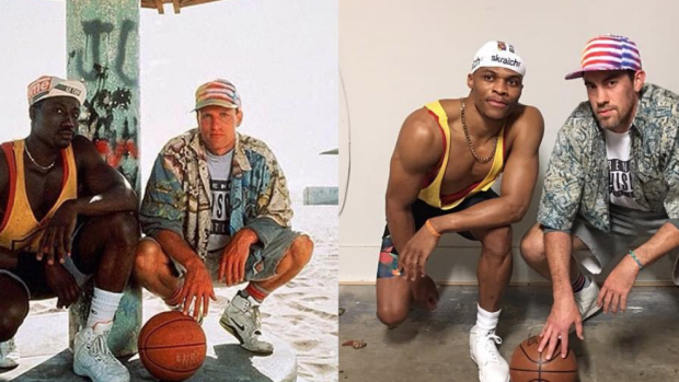 westbrook 2020 halloween costume Westbrook Collison Dressed Up As Sidney And Billy From White Men Can T Jump For Early Halloween Article Bardown westbrook 2020 halloween costume