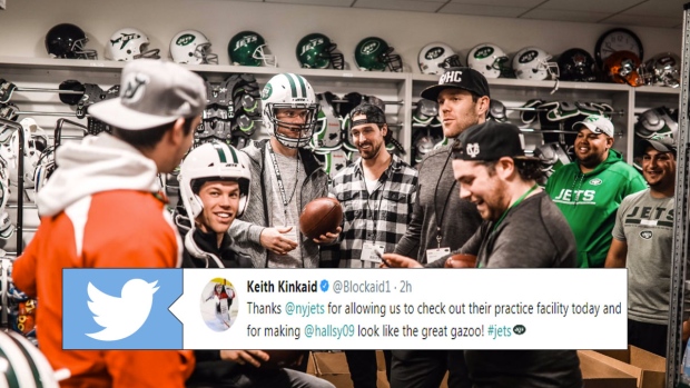 New Jersey Devils at New York Jets training facility