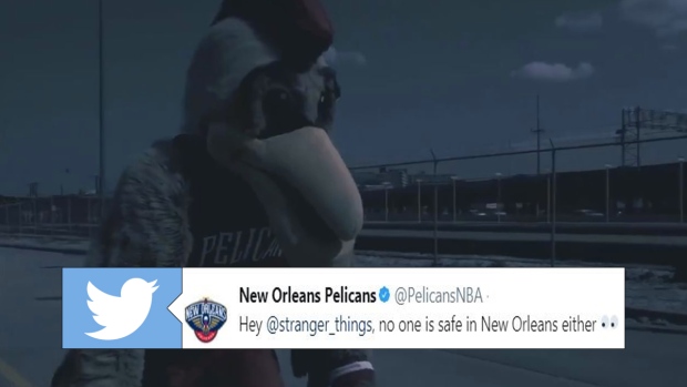 New Orleans Pelicans Stranger Things