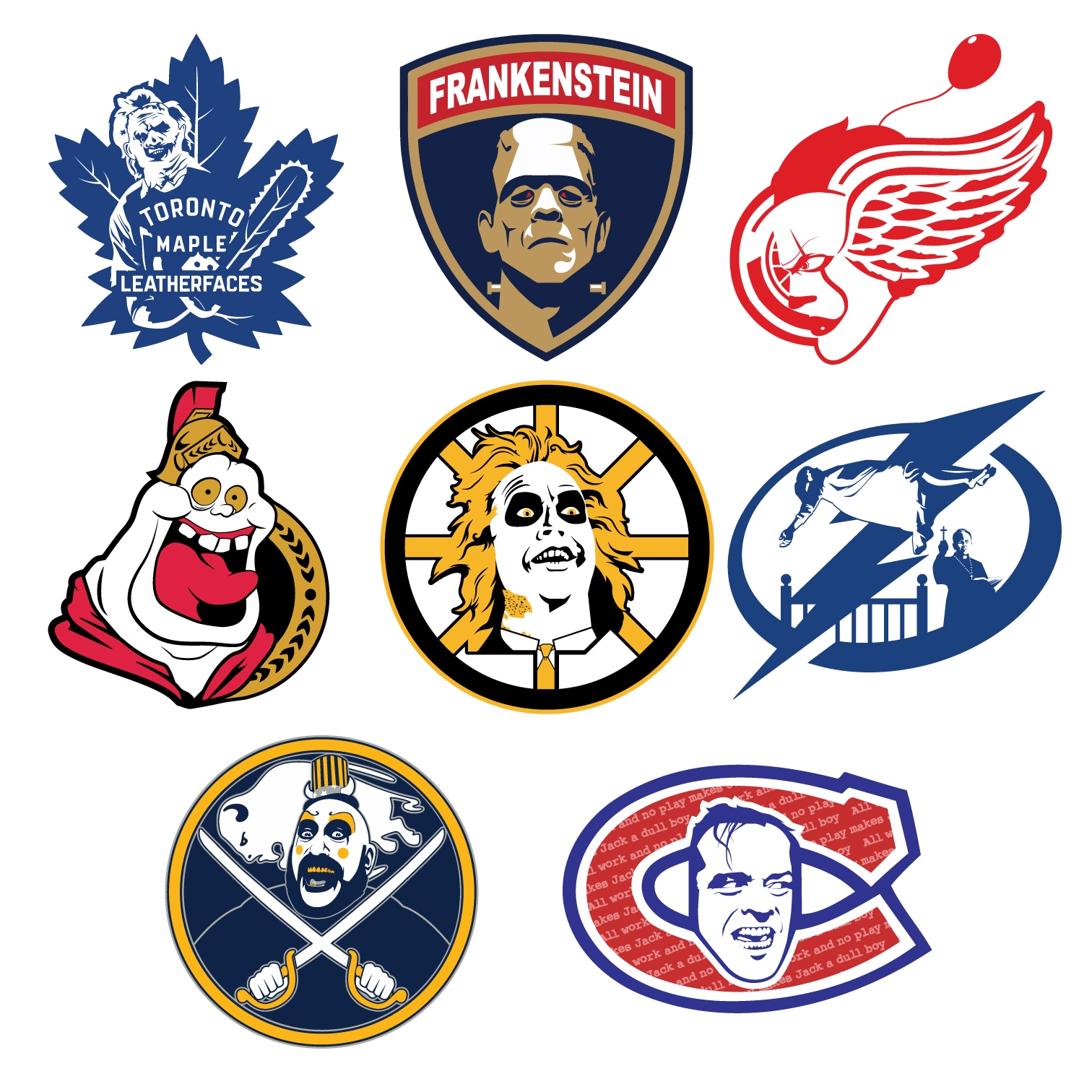 nhl logos redesigned