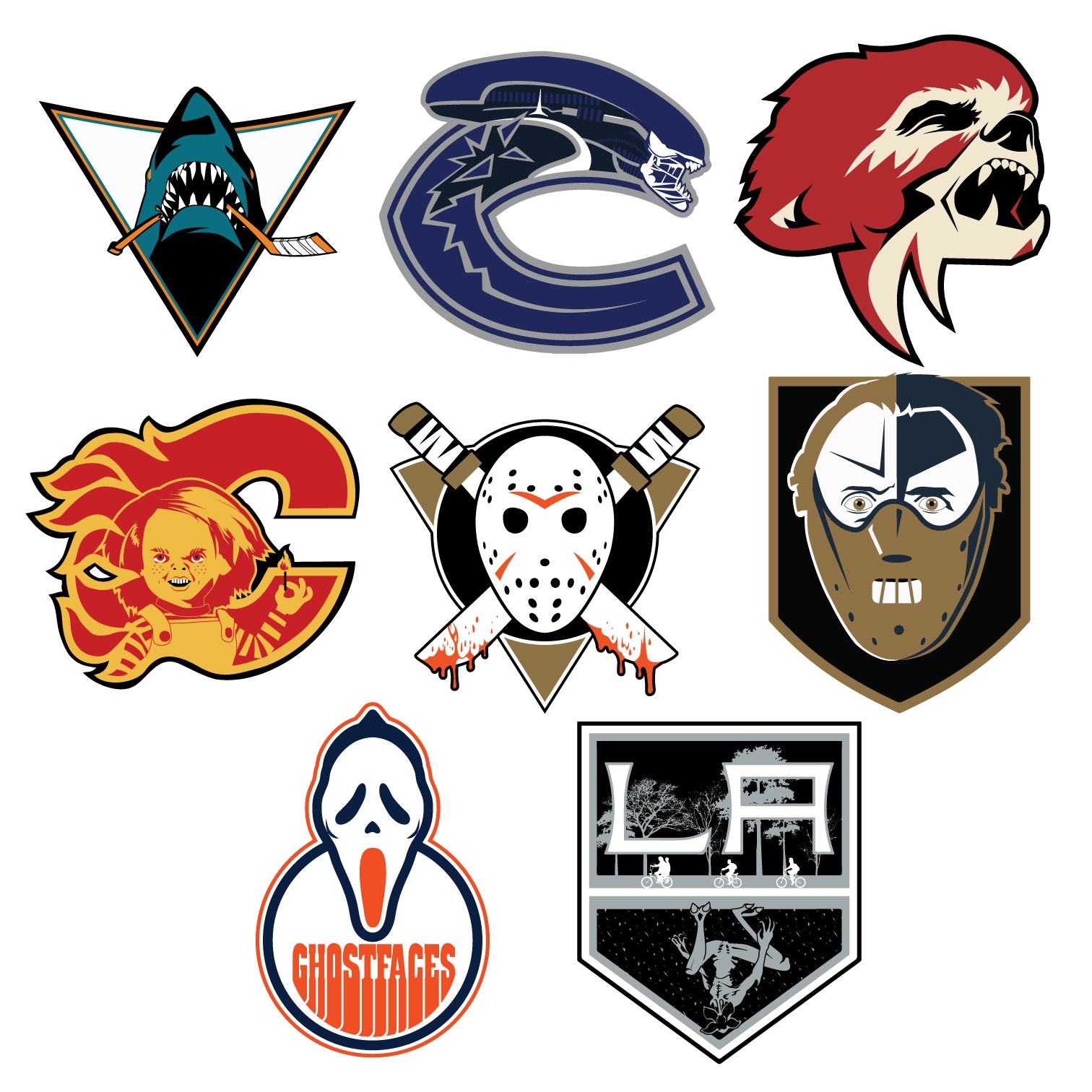 nhl hockey logos