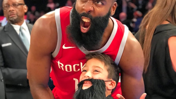 James Harden's beard trending with Rockets fans