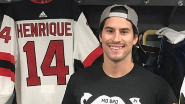 Adam Henrique shares incredible childhood photo of himself wearing