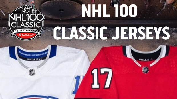 nhl 100 classic jerseys