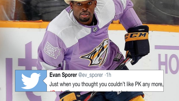 P.K. Subban on X: Braving this cold weather in style thanks to