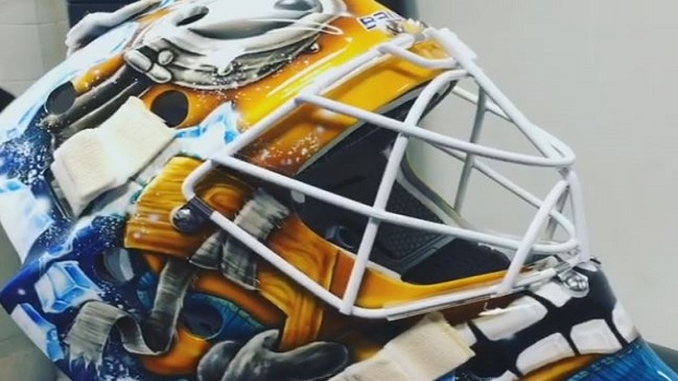 Sabres prospect's new mask features a 