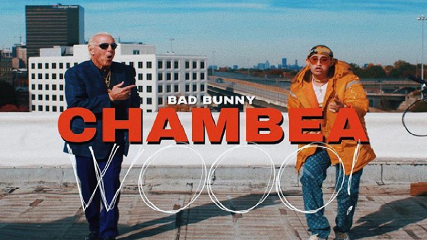 Ric Flair stars in Bad Bunny's newest music video, 'Chambea'.
