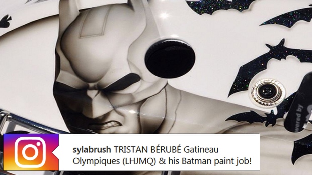 Tristan Berube Batman mask
