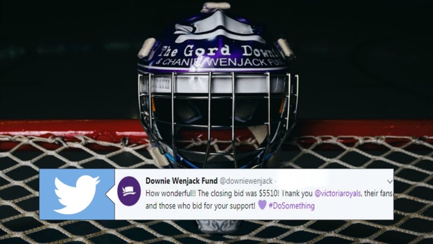 Victoria Royals on X: Just over 24 hours left to bid on this amazing  custom-painted Gord Downie & Chanie Wenjack Fund goalie mask, Mike  Downie game ready Royals jersey, and autographed game