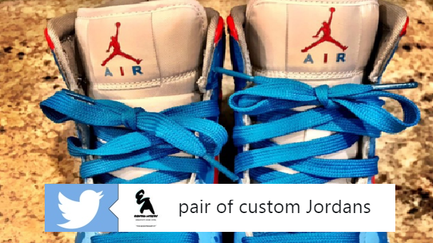 Joel Ward proposed to his fiance with an incredible pair of Jordan sneakers