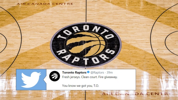 Toronto Raptors City edition court