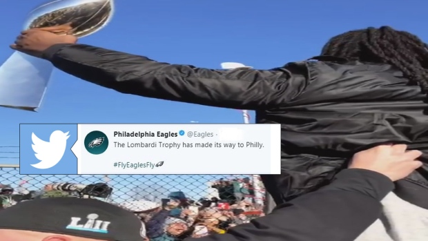 Philadelphia Eagles return home with the Super Bowl