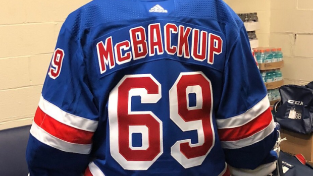 Rangers emergency 'McBackup' goalie 